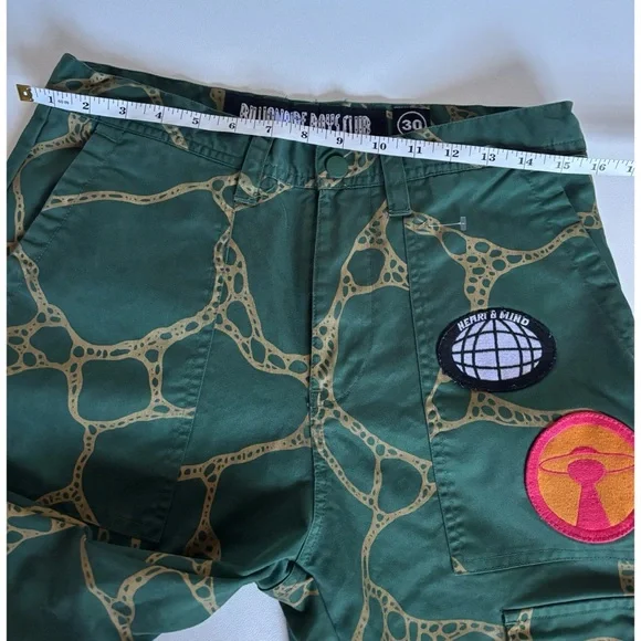 Billionaire Boys Club Expedition Pine-needle Green Cargo Pants Size 30X30